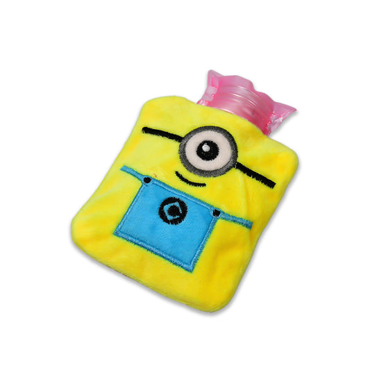 Minions Small Hot Water Bag With Cover For Pain Relief Neck Shoulder Pain And Hand Feet Warmer Menstrual Cramps.