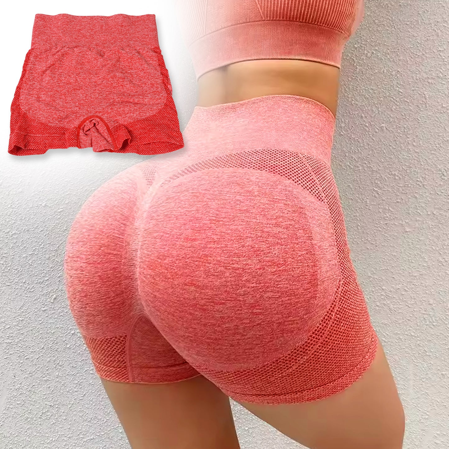 High Elastic Peach Hip Lifting Yoga Shorts Womens Running Sports High Fitness Athletic Waist Yoga Workout Yoga Pants  Shorts Elastic Dress Soft Yoga Pants  Shorts