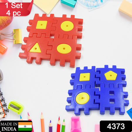 Mix Color Childrens Educational Toys Kids 3-12 Years Old 4 Pc Set Of Digital Block Building Blocks Childrens Toys Building Block Educational Gift For Boys Girls (4 Pc Set)