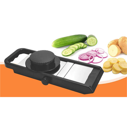 Ganesh Adjustable Plastic Slicer 1-Piece Blacksilver