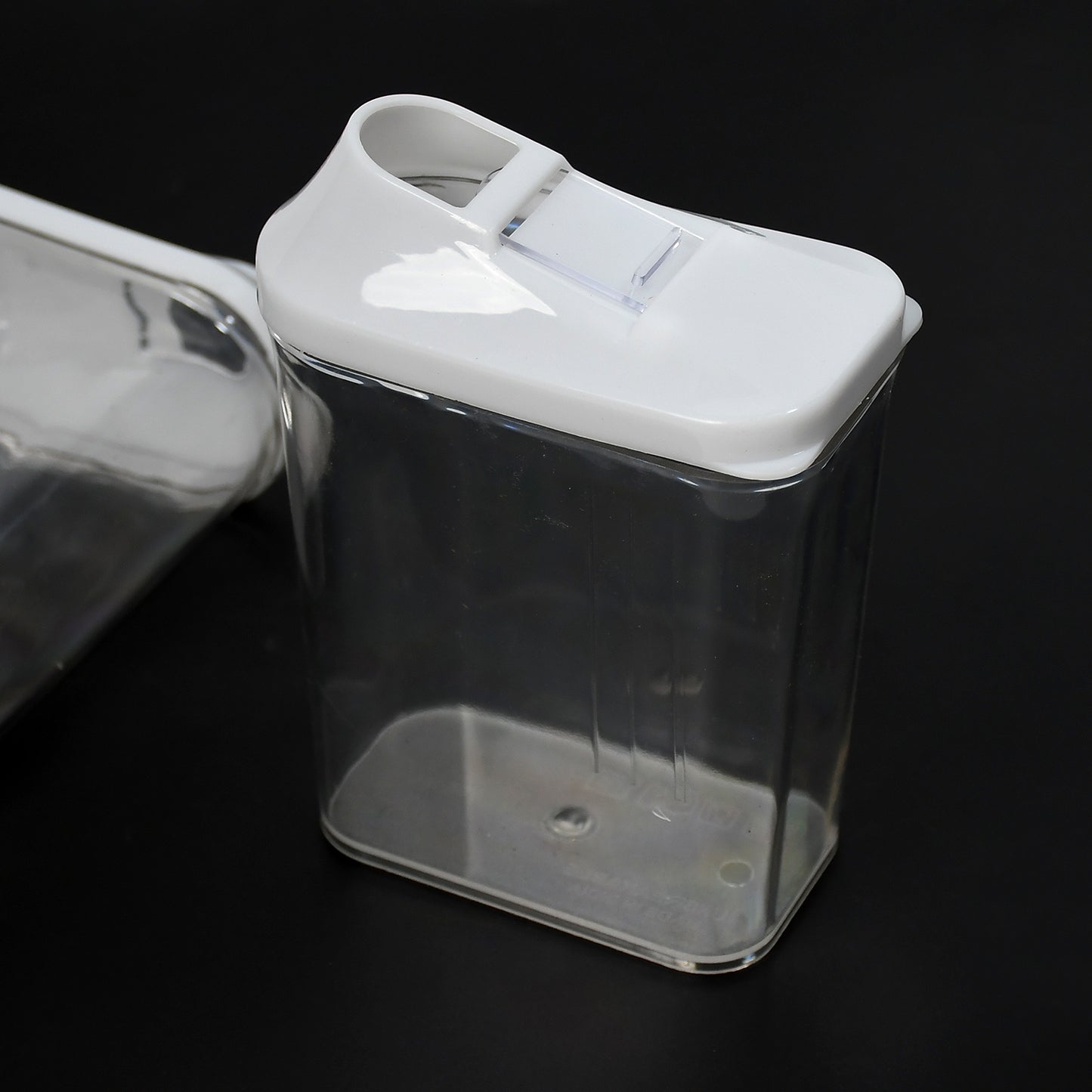 Kitchen Storage Jars  Container Set 3Pc  Transparent Jar Set For Home  Kitchen Use