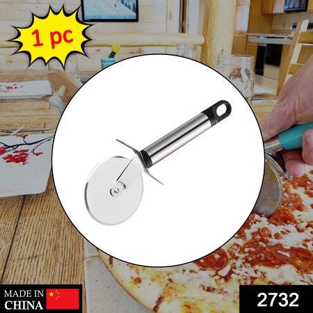 Stainless Steel Pizza Cutter Pastry Cake Slicer Sharp Wheel Type