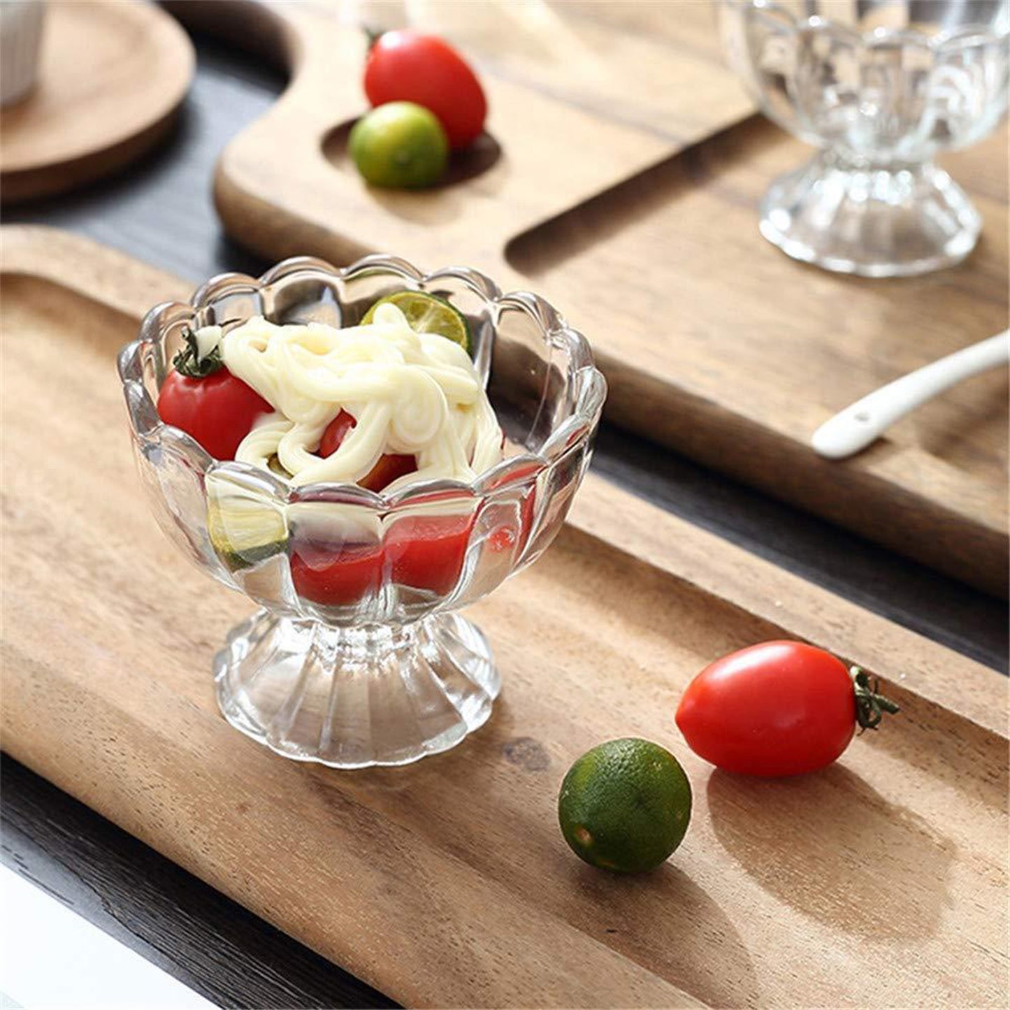 Serving Dessert Bowl Ice Cream Salad Fruit Bowl - 6Pcs Serving Dessert Bowl Ice Cream Salad Fruit Bowl - 6Pcs