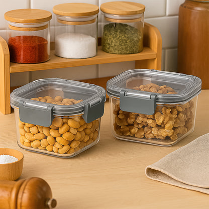 Apexpress N Lock Airtight Food Storage Container Set (2Pc450Ml) Approx