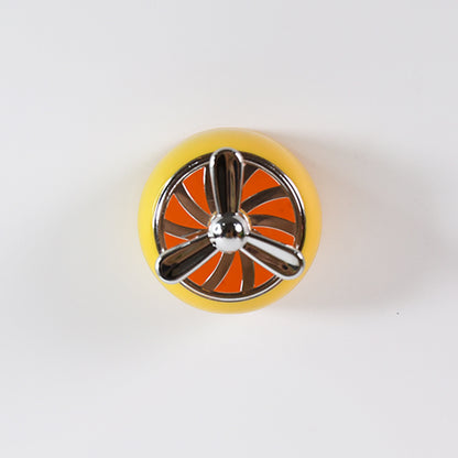 Stylish Mini Propeller Shape Car Dashboard Air Freshener (1 Pc)