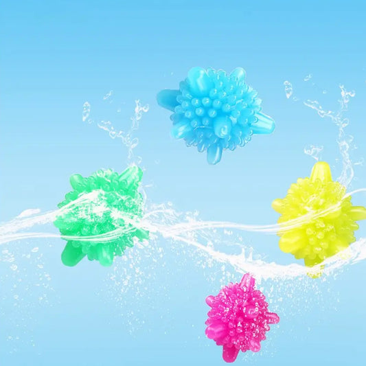Soft Star Washing Machine Laundry Dryer Balls Laundry Ball For Household Cleaning Washing Machine Clothes Softener (10 Pcs  Multi Color)