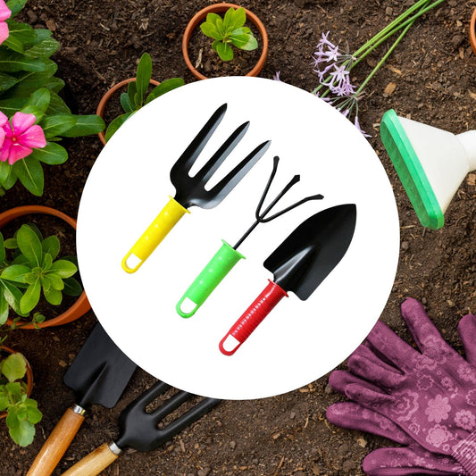 Colorfull Garden Tool Set Set Of 3Pc