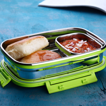 Ganesh Junior Stainless Steel Lunch Pack For Office  School Use