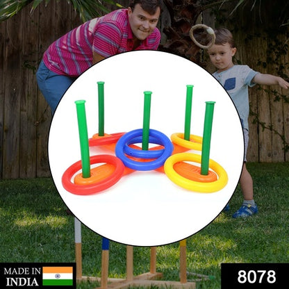 13 Pc Ring Toss Game Widely Used By Childrens And Kids For Playing And Enjoying Purposes And All In All Kinds Of Household And Official Places Etc.