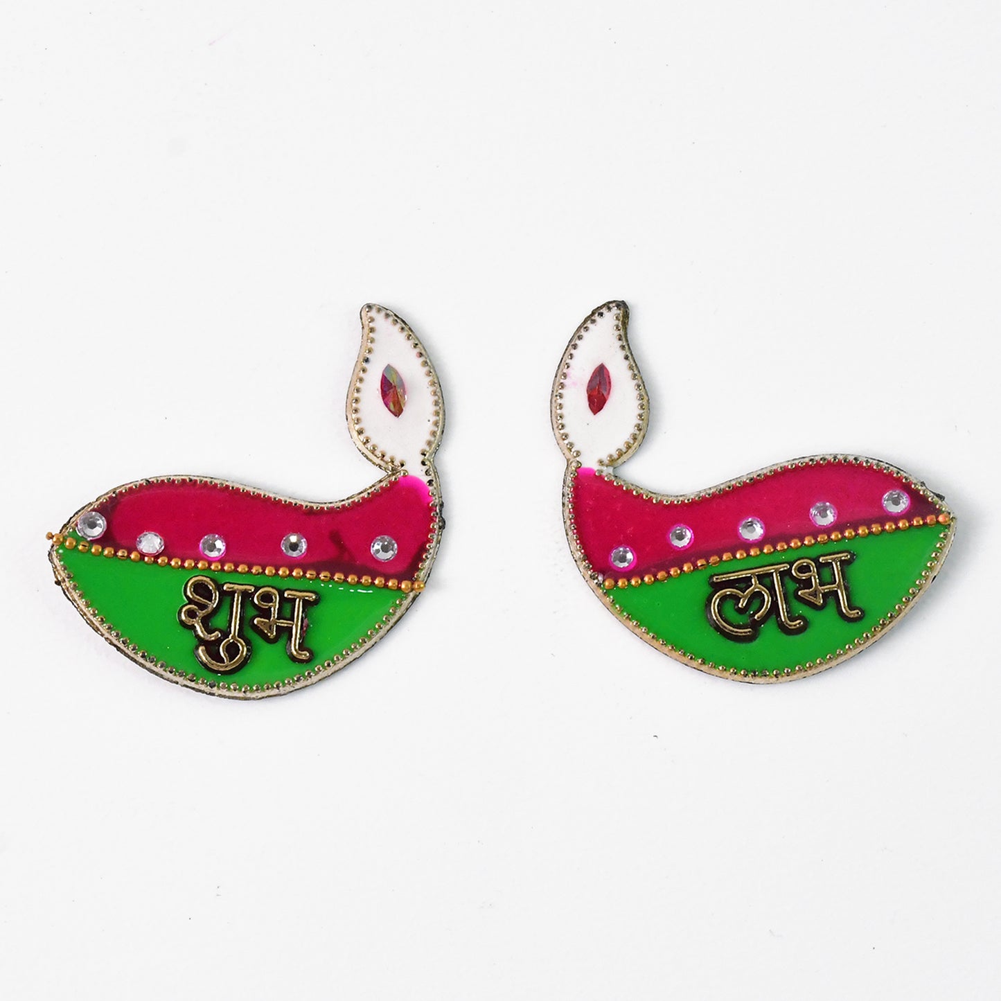 Shubhlabh Diya Shaped Wall Hangings (2 Pc)