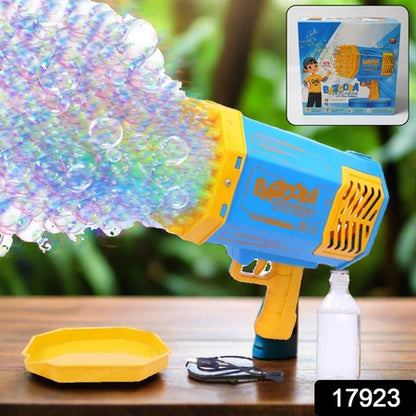 69 Holes Big Rechargeable Powerful Machine Bubble Gun Toys For Kids Adults Bubble Makers Big Rocket Boom Bubble Blower Best Gifts