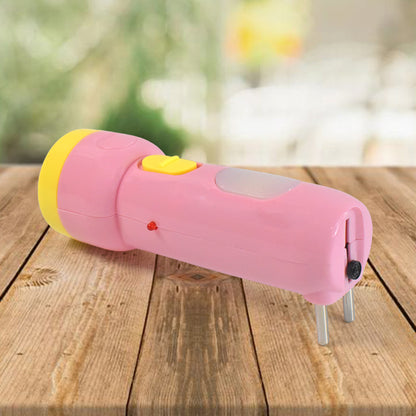 2-In-1 Rechargeable Small Handy Led Torchlight For Home Outdoor Tracking (1 Pc)