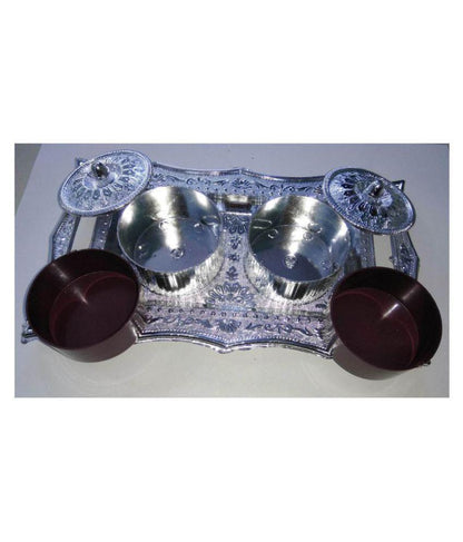 Multipurpose Decorative Multi Storage Mukhwas Daniserving Tray
