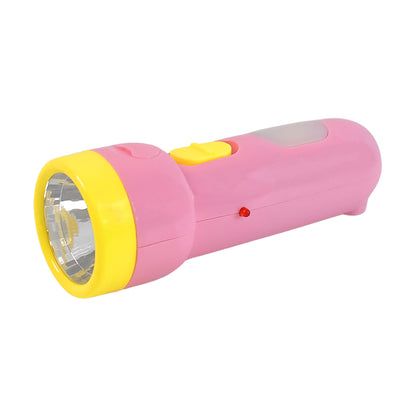 2-In-1 Rechargeable Small Handy Led Torchlight For Home Outdoor Tracking (1 Pc)