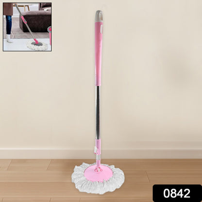 Home Cleaning - Stainless Steel 360 Degree Rotating Pole Microfiber Mop Rod Stick