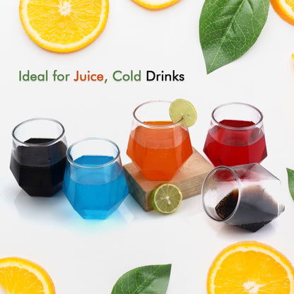Premium Transparent Pilsner Glasses  Beer Juice Mocktail Lassi Glasses For Better Head Retention Aroma And Flavor  Crystal Plastic  Glass