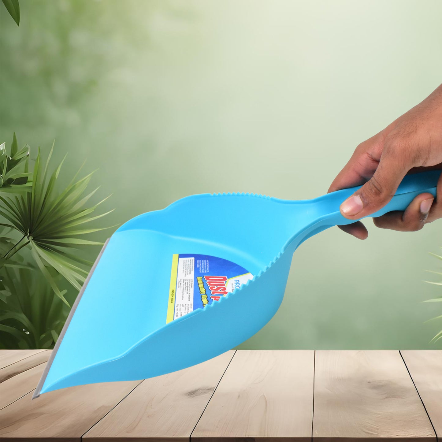 Heavyplastic Dustpan With Handle (1 Pc)