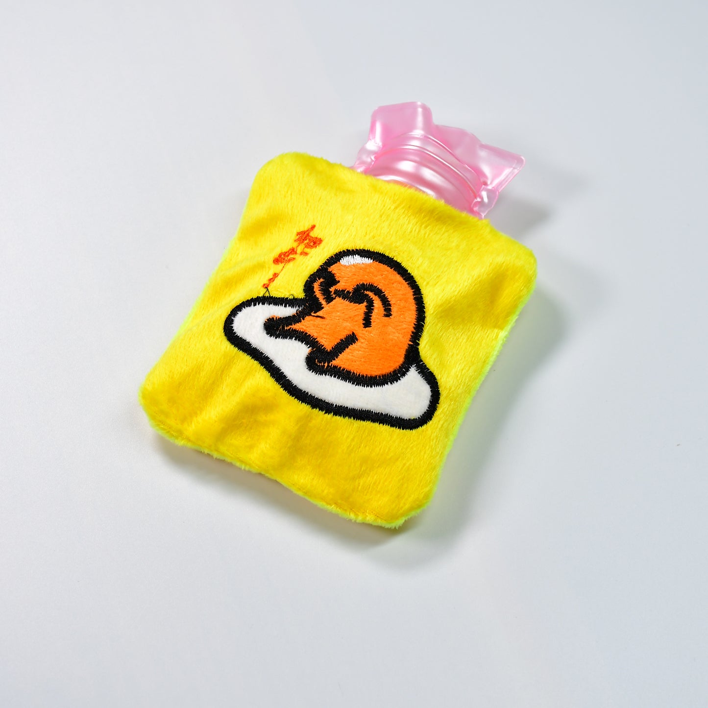 Yellow Duck Head Small Hot Water Bag With Cover For Pain Relief Neck Shoulder Pain And Hand Feet Warmer Menstrual Cramps.