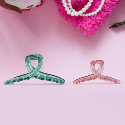Hairclutcher Clips (Mix Design Multicolor  12 Pc)