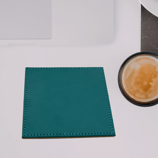 Square Tea Coaster - Dining Table Decor Accessories - Coaster For Dining Table For Hot Pots Coasters For Cups Durable And Long-Lasting Leather Coffee Table For Home Or Office Use (1 Pc  4 Pc)