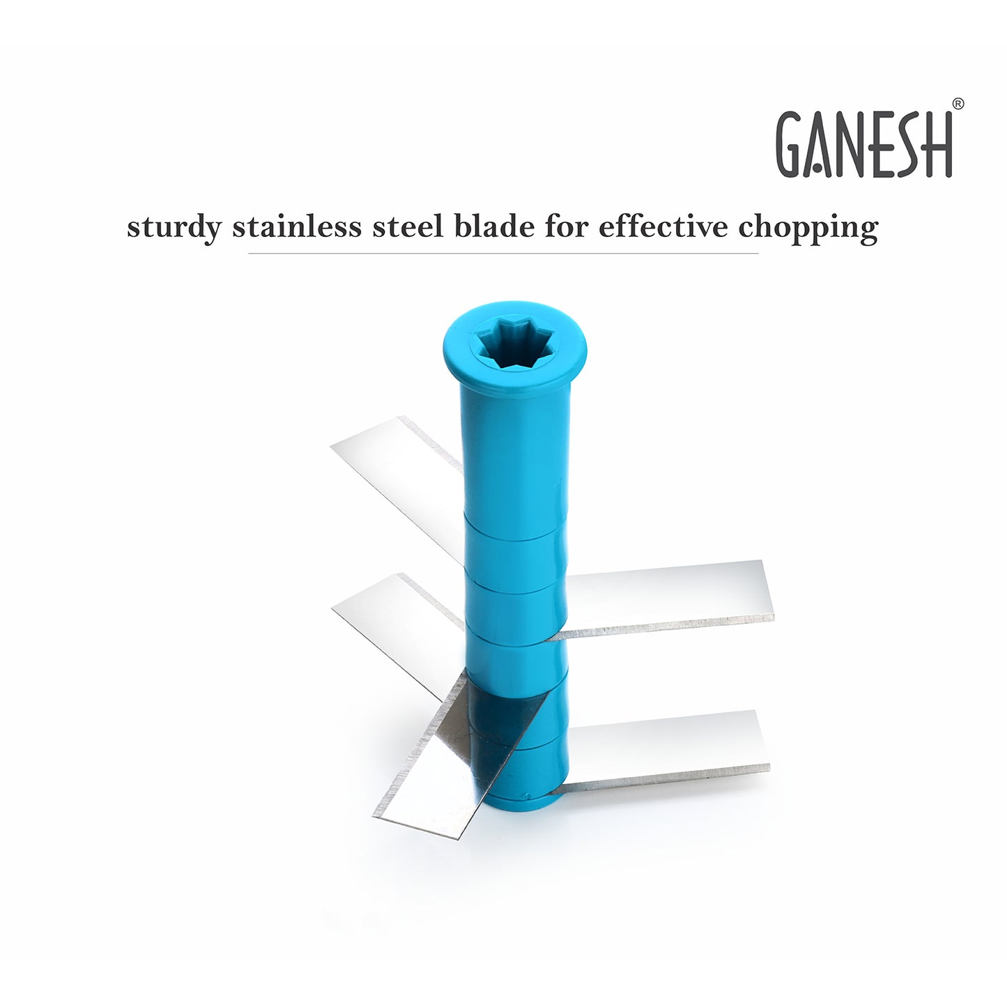 Ganesh Master Chopper With 5 Stainless Steel Blades Xl Large Jumbo Chopper (900 Ml)