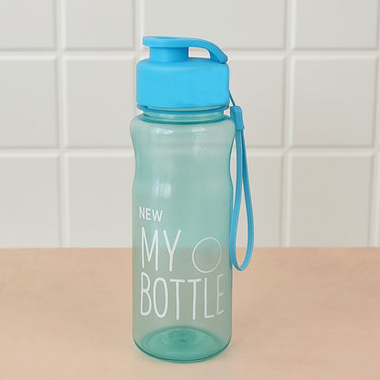 Bpa-Free Plastic Sports Water Bottle (Approx. 400 Ml  1 Pc)