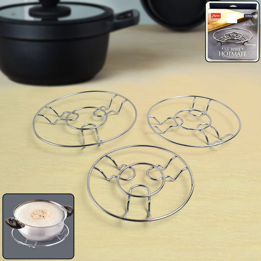 Apexstainless Steel Wire Hotmate Trivet Stand Set Of 3