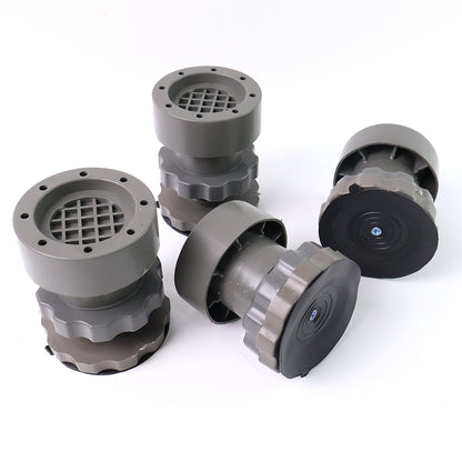 Adjustable Anti-Vibration Pads For Washing Machine And Refrigerator Base (4 Pc)