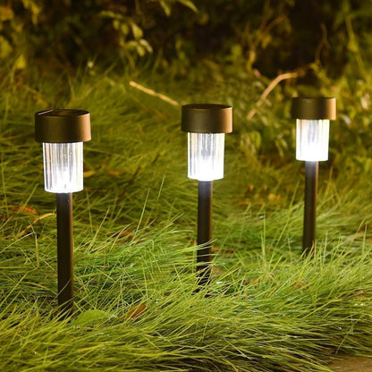 Solarpowered Garden Pathway Lights (10 Pc  Set)