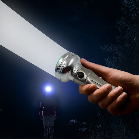 Nostalgic Flashlightflashlight Outdoor Portable Nostalgic Simple Iron Outdoor Old-Fashioned Flashlight