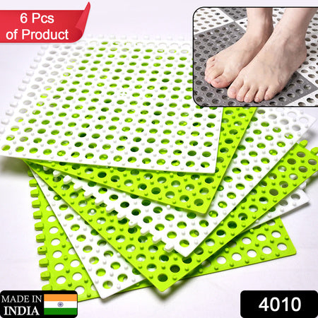 Bath Anti Slip Mat Used While Bathing And Toilet Purposes To Avoid Slippery Floor Surfaces. (Pack Of 6)