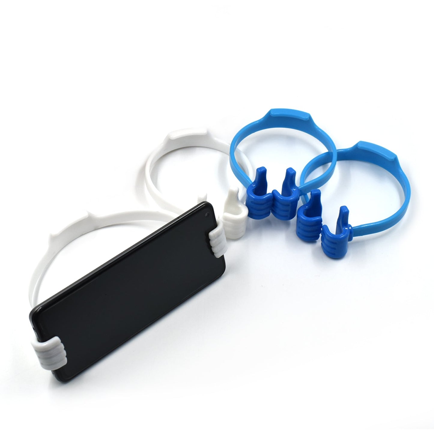 4 Pc Hand Shape Mobile Stand Used In All Kinds Of Places Including Household And Offices As A Mobile Supporting Stand.