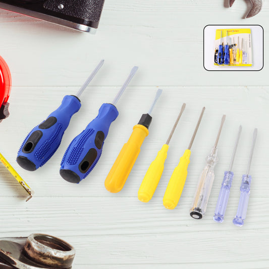 8 In1 Hand Tool Kit Steel And Plastic Hammer Screwdriver  Tape