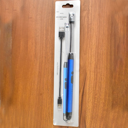 Metalrechargeable Electric Arc Lighter With Flexible Neck (1 Pc)