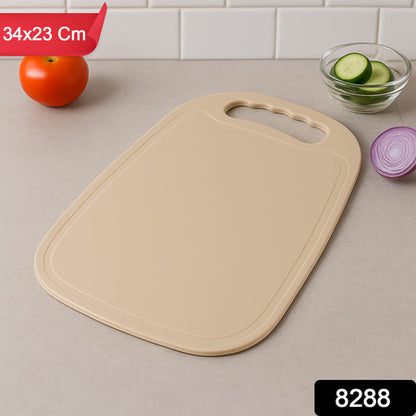 Durable Plastic Chopping Board 34X23 Cm (1 Pc)
