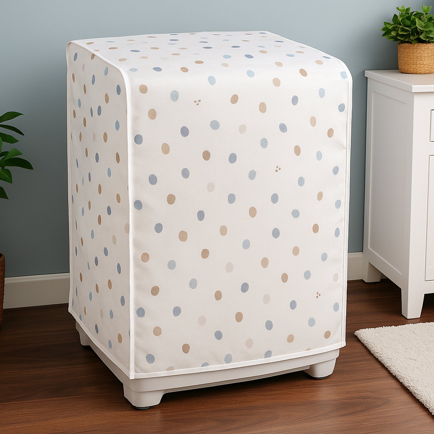 Washing Machine Cover Tumble Dryer Cover Sun Protection Dustproof Washing Machine Protective Cover (75X46X85 Cm)