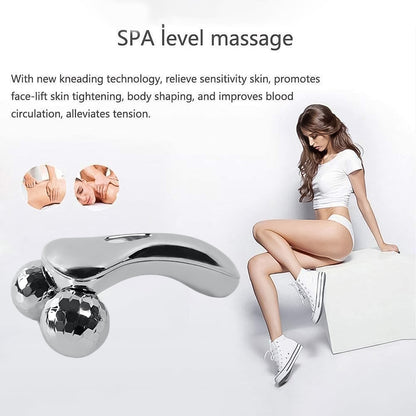360 Degree Facial Roller Designed For Face Lifting And Skin Tightening Improves Blood Circulation And Reduces Puffiness.