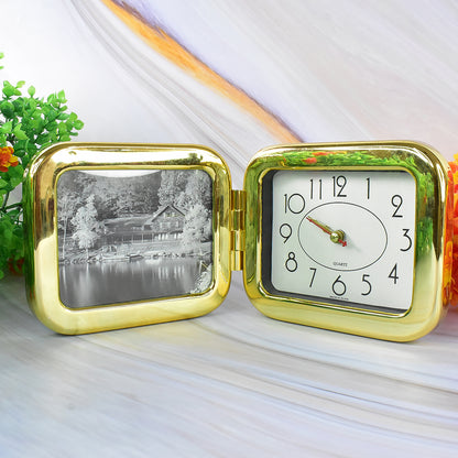 Portable Foldable Desk Clock  Space-Saving And Stylish (1 Pc)