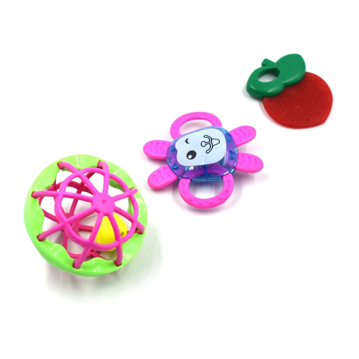 3Pc Rattles Baby Toy And Game For Kids And Babies For Playing And Enjoying Purposes.