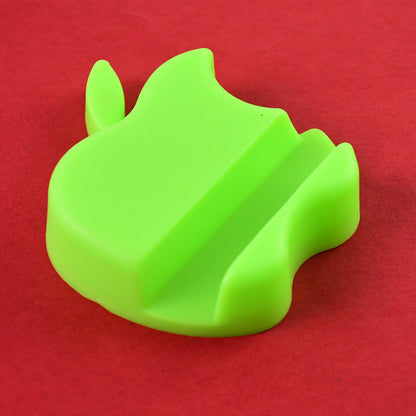 Apple-Shaped Plastic Mobile Phone Holder (3 Pc  Mix Color)