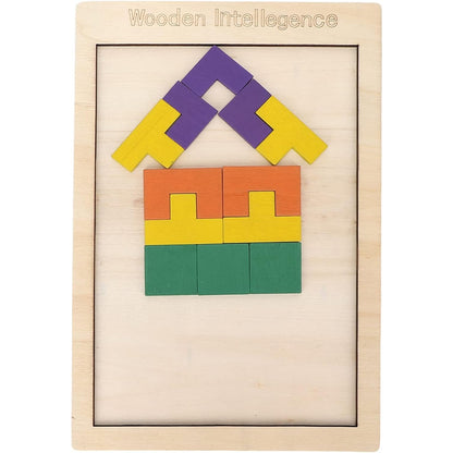 Wooden Blocks Puzzle Childrens Educational Toys Russian Block Block Puzzle For Early Childhood Education And Relaxing Brain Toys Help Prevent