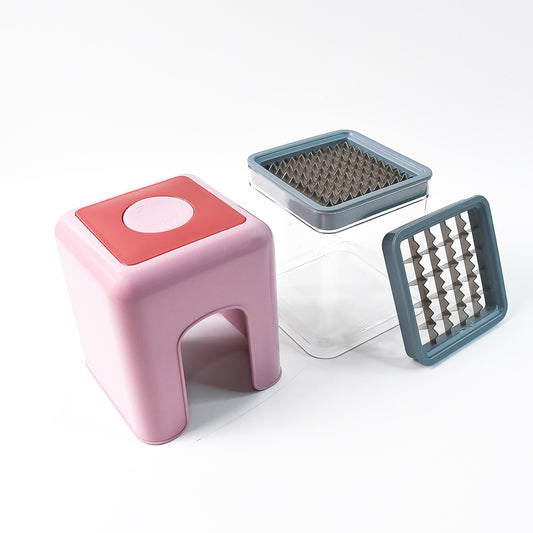 Apexheavy Duty Potato Chipser  Vegetable Chopper With Dual Blade Set