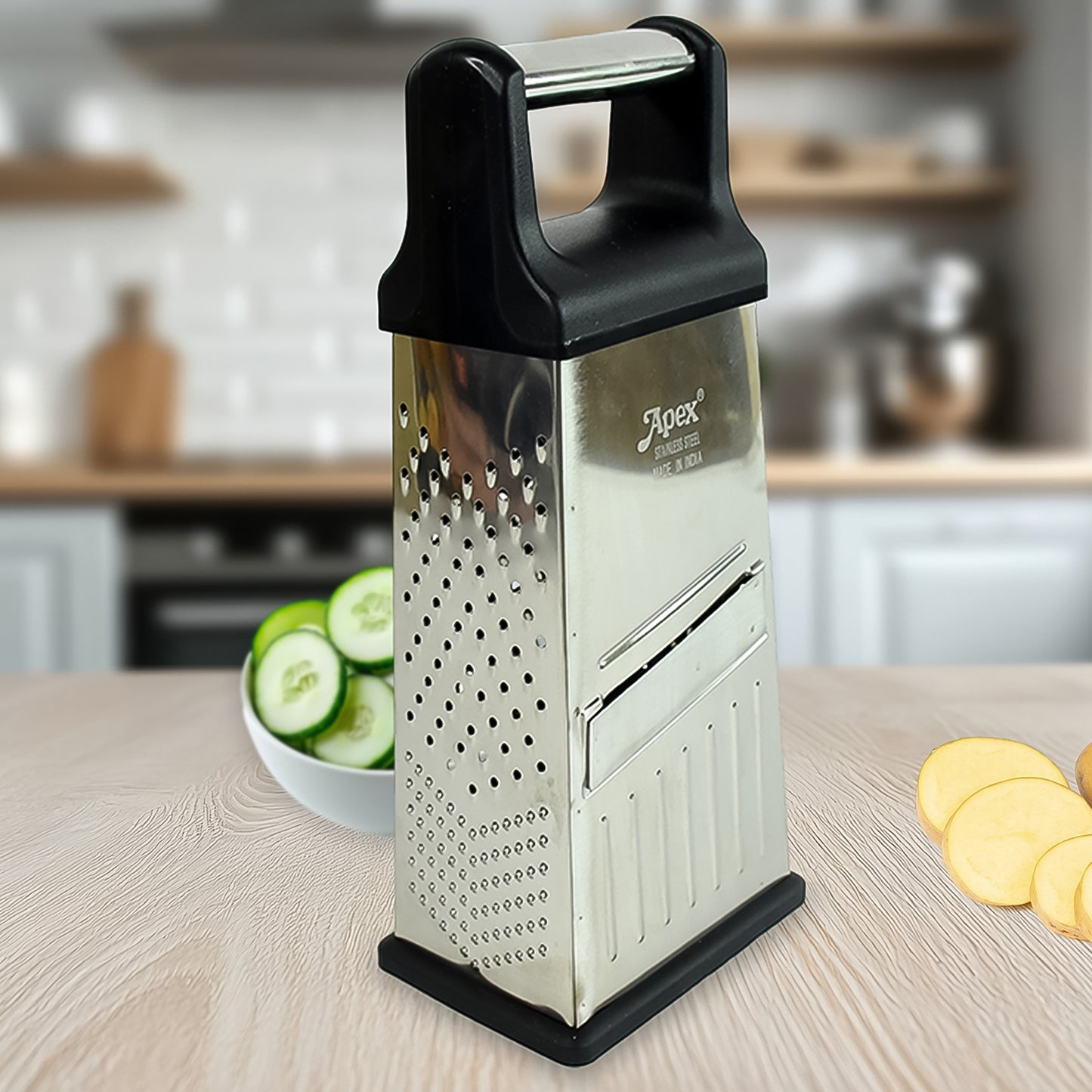 Apex5-In-1 Master Stainless Steel Multipurpose Slicer And Grater