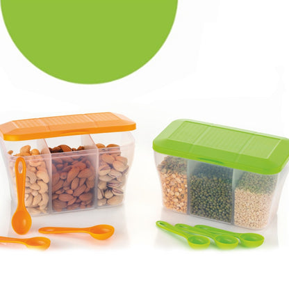 Plastic Square Storage Organiser Container (750Ml Capacity)