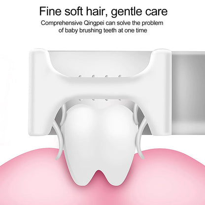 Staru-Shape Silicone Manual Toothbrush (1 Pc)