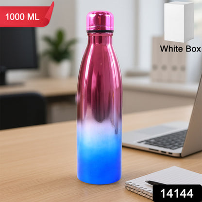 Stainless Steel Water Bottle (Approx 1000Ml  1 Pc)