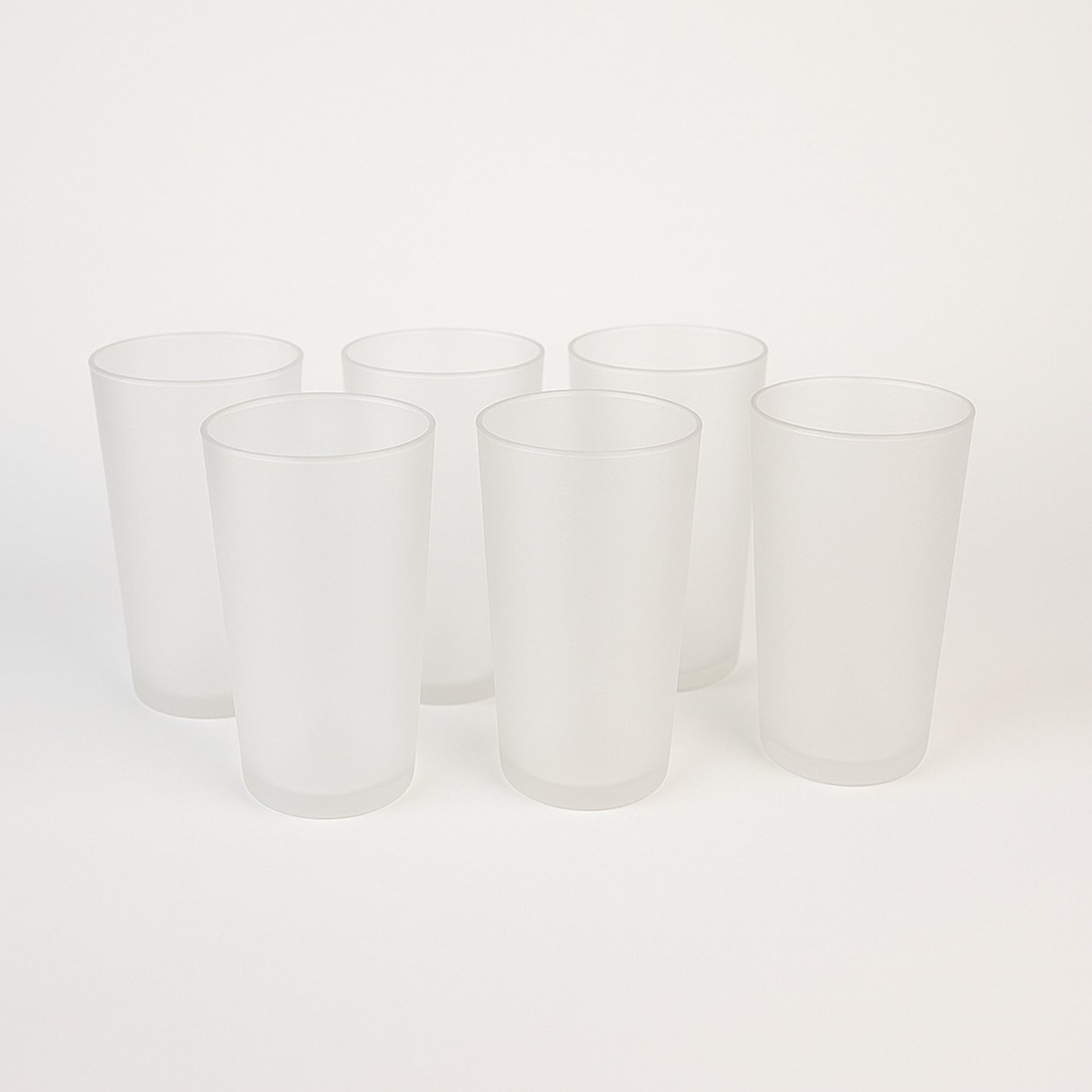 Mattfinish Glass Tumbler Set (Approx 300Ml  6 Pc)