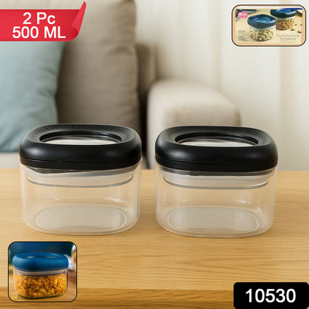Supermom Plastic Twist  Lock Storage Container Set (500Ml  2 Pc )