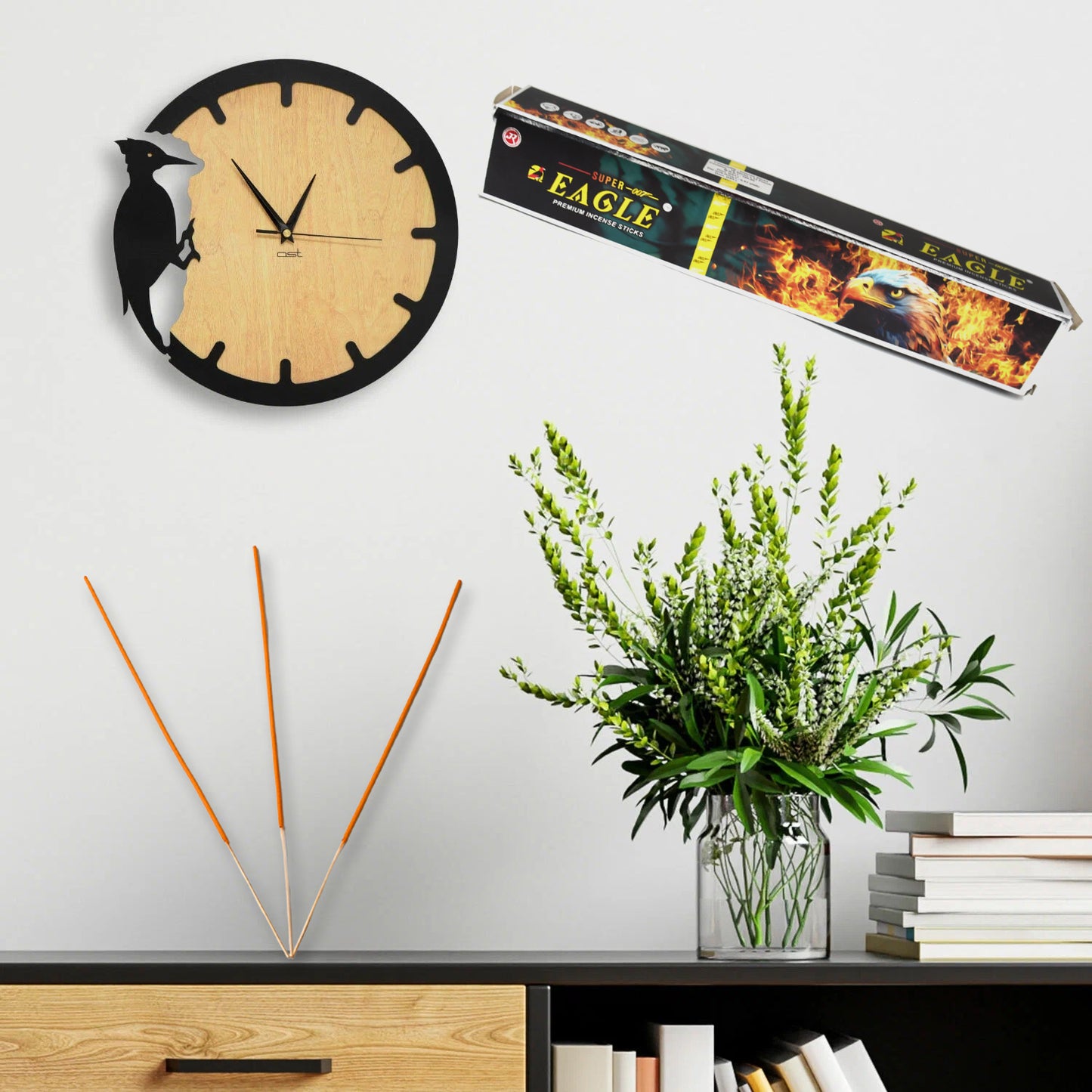 Mosquito Agarbatti Stick Mosquito Agarbatti 1 Box (12 Packet  120 Sticks) (Incense Stick)