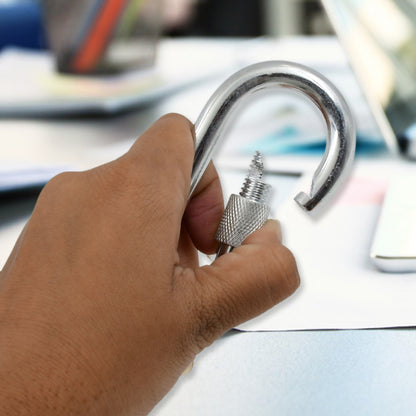 Snaphook With Screw-Stainless Steel Snap Hook Clip Heavy Duty Carabiner Clip (10100 Mm  1 Pc)